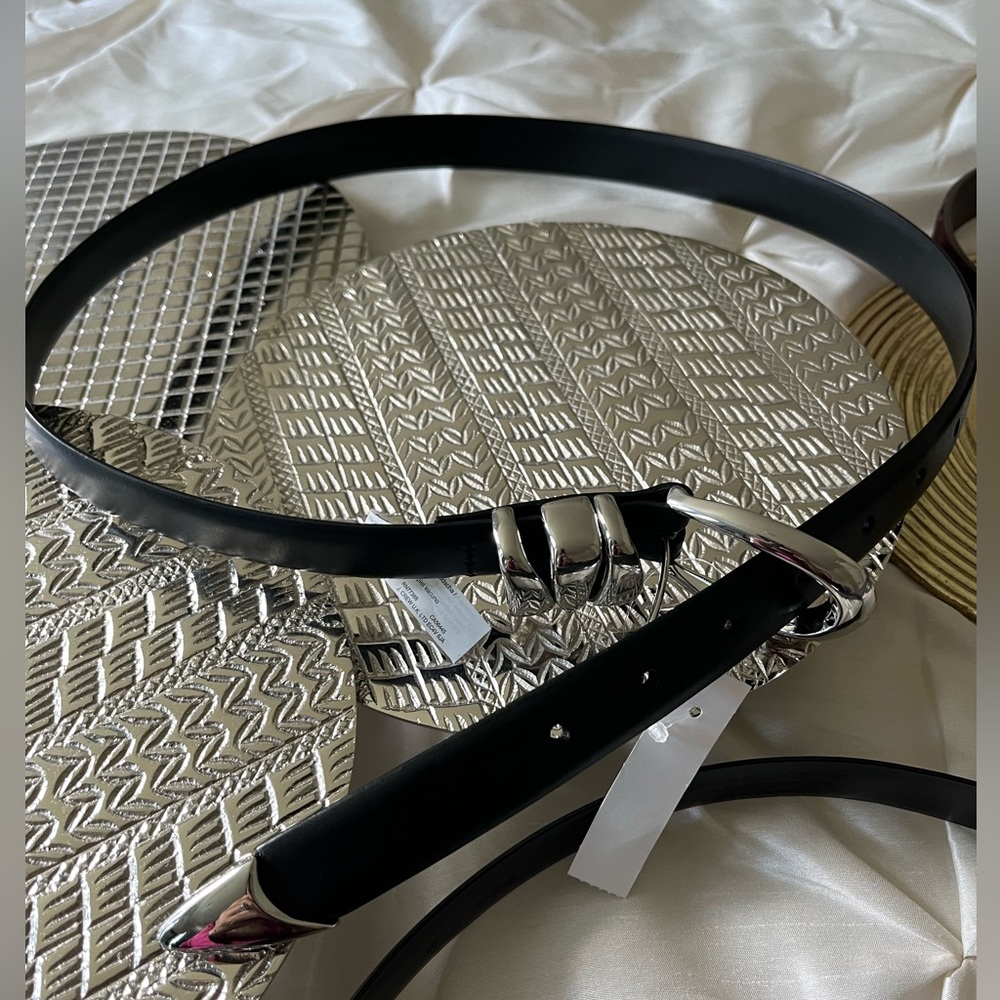 NWT Madewell Triple Metal Keeper Belt - Picture 9 of 10